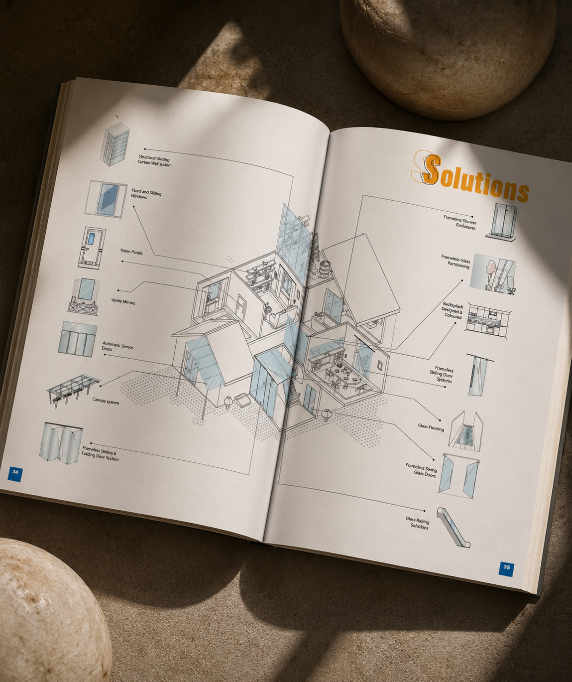 Editorial publication design featuring magazine layout, typography and photography